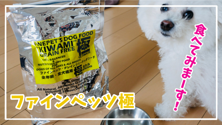 ファインペッツ極をシニア犬ヴィーが実食レビュー♪便の量が減ったよ|もふワン@ビションフリーゼ ファインペッツ 極 きわみ
